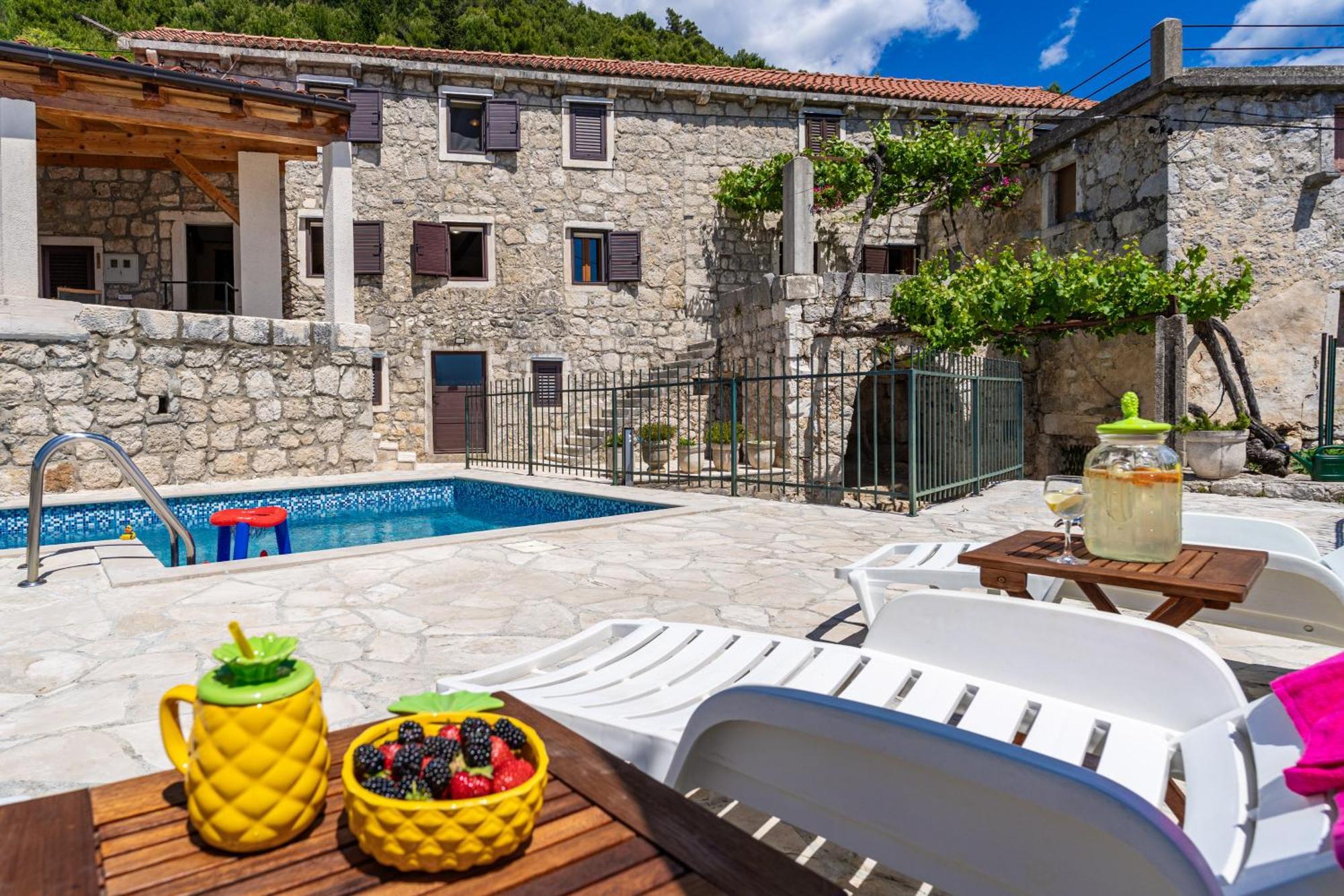 Private Pool Villa - Meditteranean Peace Slano Exterior foto